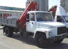 Бортовая машина ГАЗ-3309 с краном манипулятором  FASSI F65A.22